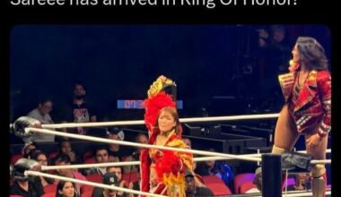 IWGP Women's Champion, Sareee, At ROH Taping