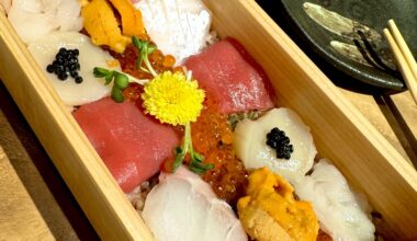 My sushi box lunch last weekend