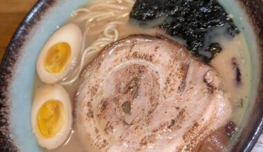 First time making tonkostu ramen from scratch