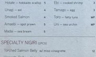What’s your favorite nigiri?