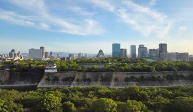 My Morning View In Osaka Japan.