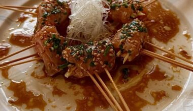 Seared Sashimi at Nobu by the beach.