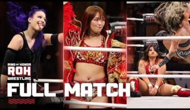FULL MATCH Alex Windsor & IWGP Women's Champion Sareee vs. Billie Starkz & Diamanté | ROH TV 10/2/25