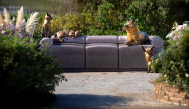 Kabosu The Doge statue in Sakura Hometown Square