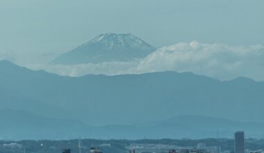 Mt fuji and hokan ji temple (i think)