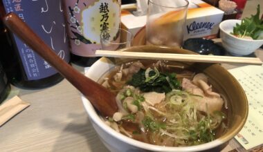 Udon somewhere in Golden Gai- Shinjuku