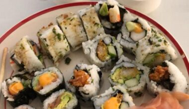 The evolution of my homemade sushi