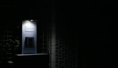 A collection of lights at 3 in the morning