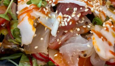 Hachiko Sashimi Salad