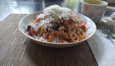 Napolitan Spaghetti with Potato Potage