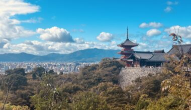 Really appreciate the good weather today in Kyoto