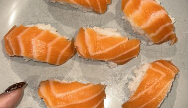 Never made nigiri before - ugly but so easy and delicious