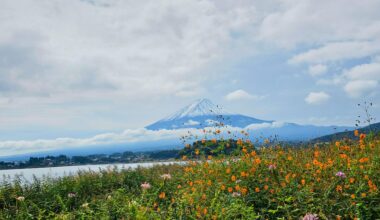 Mount fuji first sight as of today