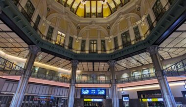 Pros of taking the night bus: getting to wander around Tokyo Station with no one around