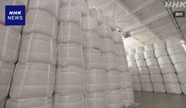 Government distribution of foreign rice started three months earlier than usual