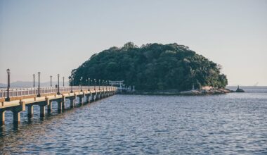 Takeshima Island in Gamagori City