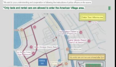 Halloween in Mihama Info:  Roads close to private cars at 8pm.