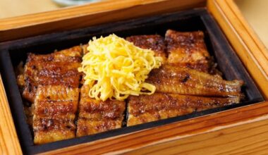 Unagi Seiro-mushi (steamed grilled eel over rice)