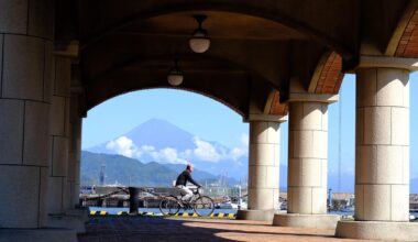 [OC] It took four days of patience, but the clouds finally moved and the sun lit up Mt. Fuji.