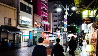 Rain in Tsurumi / 鶴見区