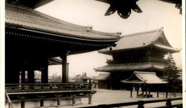 Nishi Hongan-Ji Temple 1920s Kyoto Japan