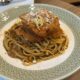 (Fusion) Linguine With Spicy Chicken Katsu And Curry Sauce