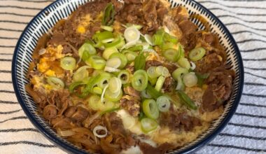 How'd you do your gyudon?