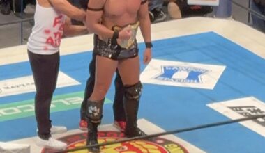 IWGP Heavyweight title match result