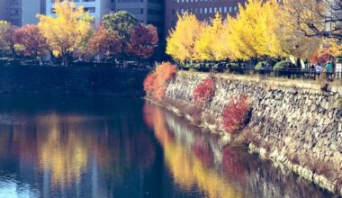 Somewhere near Osaka Castle