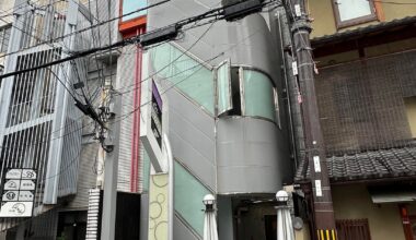 I’m looking for any info about these amazing buildings in the red light district of Gion. When were they built? Was there an effort to make that neighborhood look like a 70’s sci-fi movie? TIA