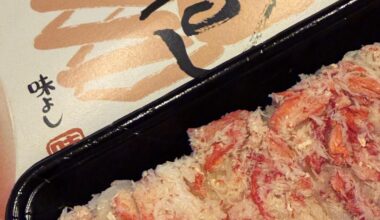 kani sushi (crab meat bento box)