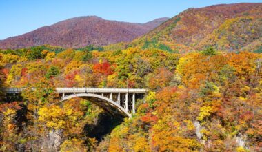 Naruko Gorge in Miyagi Prefecture