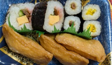 Norimaki and Inari sushi