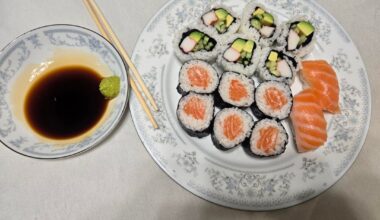 First try at home, no rolling mat yet...I think i need one