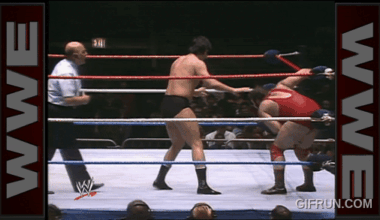 Akira Maeda in action for the WWF in 1984