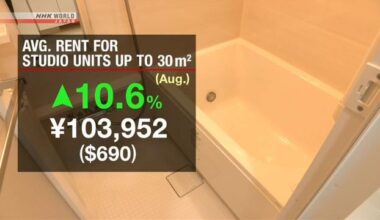 Tokyo studio apartment rents rise 10% on costs, demand