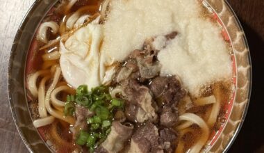 Niku Udon (Homemade)