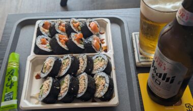 Sushi from one of my favorite Japanese stores in San Diego.