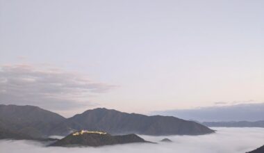 Castle in the sky, Takeda Castle in 🇯🇵Asago City, Hyogo Prefecture,JAPAN.