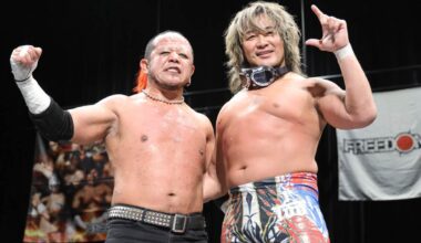 [Freedoms] Hiroshi Tanahashi received goggles from Jun Kasai and one-night high-fly Pearl Harbor