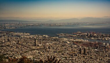 Osaka Bay from Kobe Kikuseidai