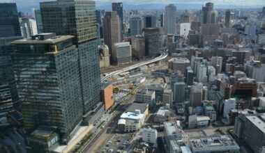The views atop Umeda Sky Building, Osaka