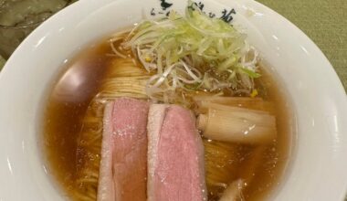 nothing like duck ramen and menchi on a rainy day