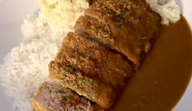 Pork Tonkatsu with curry sauce