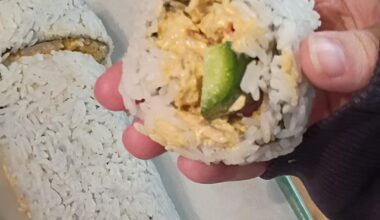 Rate this sushi my dad made