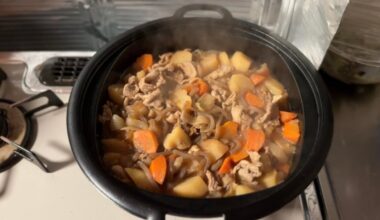 Nikujaga with Nanbu ironware