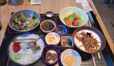 What kind of food is pictured (Japanese food)?