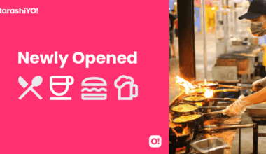 interested in newly opened restaurants in Japan?