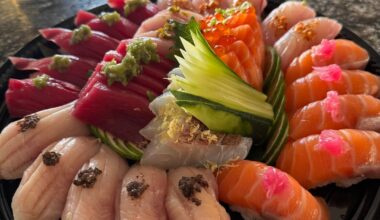 Sushi platter