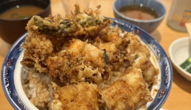 Highly-Recommended food at Tempura Kakiage Yukimura